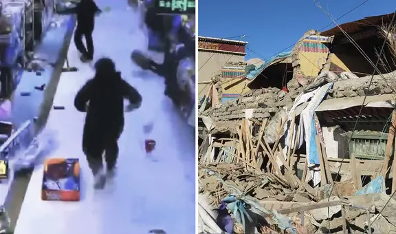 Terremoto de magnitud 7,1 sacude región china de Tíbet: imágenes del fuerte sismo que deja 126 muertos y 130 heridos