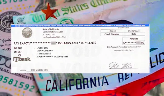 Cheques de estímulo California 2025: fecha exacta en que los beneficiarios recibirán US$725 este enero en Estados Unidos