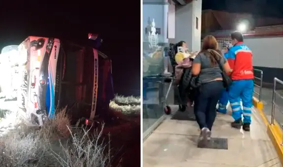 Bus interprovincial se despista en Arequipa y deja 34 heridos cuando se dirigía a Puno: chofer resultó ileso