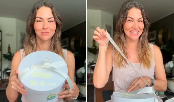 Anahí de Cárdenas reveló de una forma curiosa el sexo de su primer bebé: “’Explotando’ a mis hijos de 4 patas”