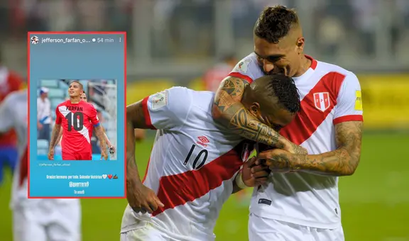 Jefferson Farfán despide a Paolo Guerrero con un emotivo mensaje: “Gracias por todo, goleador histórico”