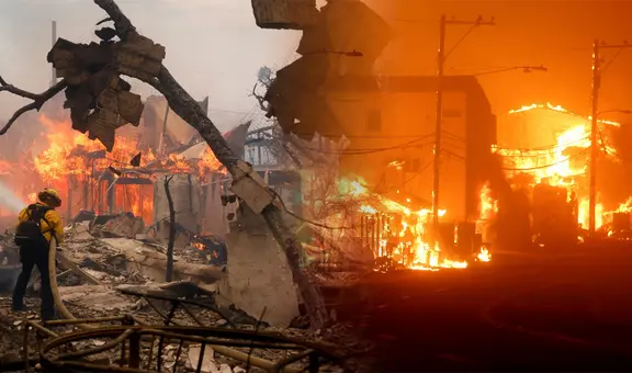 Incendios en Los Ángeles, California: las devastadoras imágenes de los incendios que van dejando 10 muertos