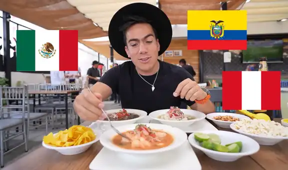 Ecuatoriano compara ceviche de Perú, México y Ecuador y revela cuál es el mejor: "Tiene poco jugo"