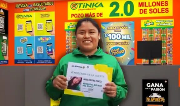 En este módulo de La Tinka 2 afortunados obtuvieron consecutivamente el boleto ganador: "Doy suerte a otras personas"