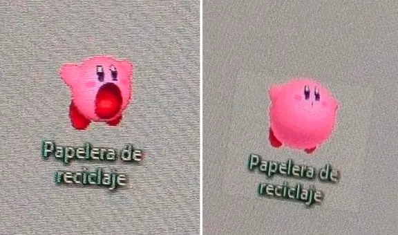 Así podrás tener a Kirby como Papelera de reciclaje: se comerá los archivos de tu laptop o PC