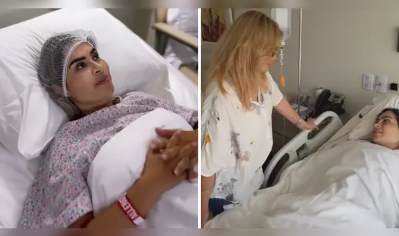 Gisela Valcárcel sorprende a su hija Ethel Pozo tras salir de delicada operación de reducción de busto