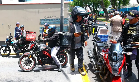Empadronamiento y fiscalización para motociclistas delivery: Miraflores reanudó los operativos en el distrito