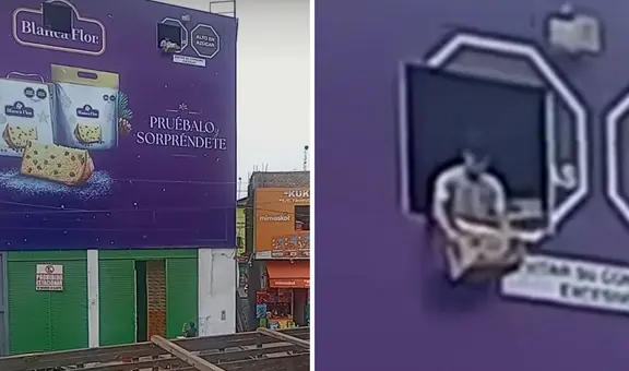 Trabajadores en Santa Anita lanzan cajas desde varios pisos y sorprenden en redes: “Los busca la NASA”