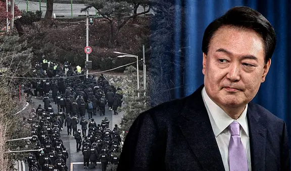 Seguridad de Yoon Suk-yeol, presidente suspendido de Corea del Sur, bloquea segundo intento de arresto en su contra