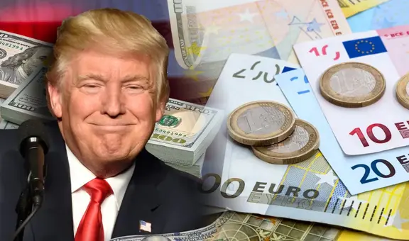 El euro se fortalece frente al dólar a pocos días del regreso de Donald Trump a la presidencia de Estados Unidos