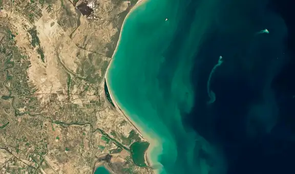 Misterio de la ‘isla fantasma’ explicado por la NASA tras años de especulación: apareció y desapareció en el mar Caspio