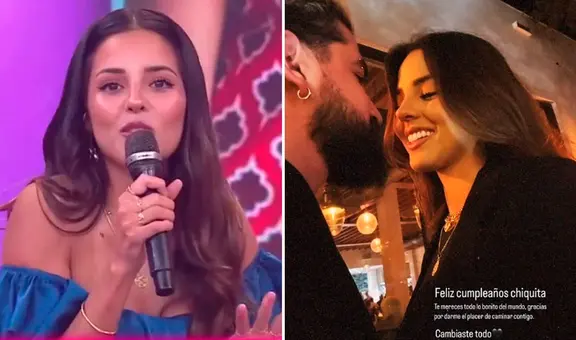 Luciana Fuster no oculta su emoción y responde mensaje de amor a Juan Morelli: “Gracias por hacer mis días tan especiales”