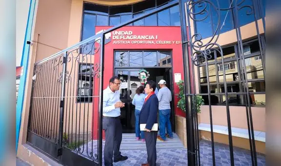 Presidente de la Corte de Sullana verifica atención en Unidades de Flagrancia