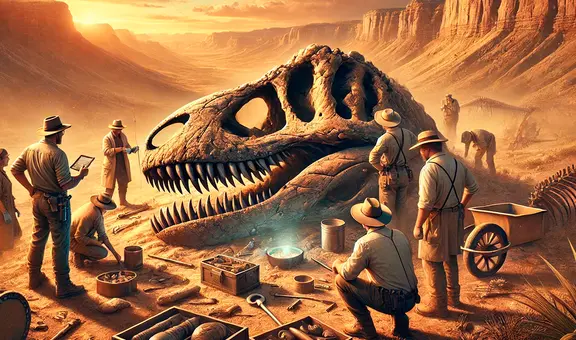 Hallan cráneo gigante de dinosaurio en China: está en perfecto estado y tiene más de 200 millones de años