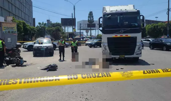 Callao: motociclista fallece al ser embestido por tráiler en av. Tómas Valle, cerca al aeropuerto Jorge Chávez