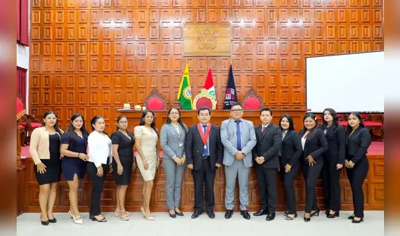 Se incorporan jóvenes del programa SECIGRA derecho 2025 a la Corte Superior de Justicia de Tumbes