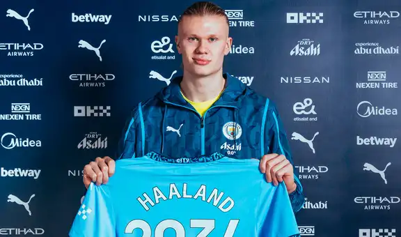 Manchester City renovó a Erling Haaland hasta 2034 y ganará casi 600.000 euros por semana