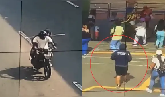 Cámara capta instante en que sicario baleó a hombre en estación La Cultura de la Línea 1: usó chaleco del Minsa