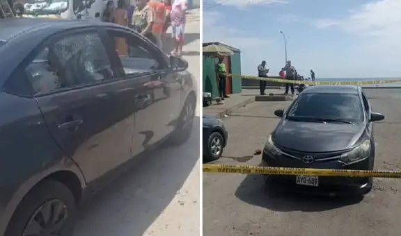 Taxista salva de morir tras rehusarse al robo de su auto en La Perla: sujetos balearon el carro con el abordo