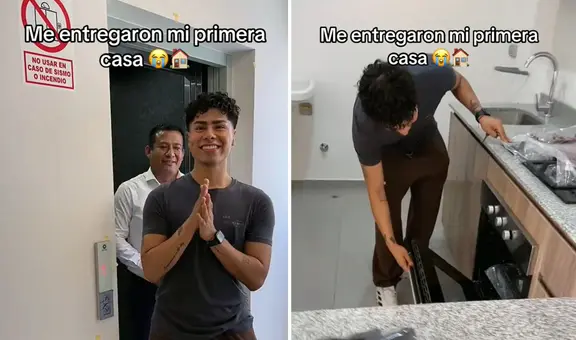 Tiktoker ‘Faulox’ celebra la compra de su departamento y agradece a seguidores: “Todo es gracias a ustedes”