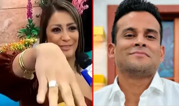 Karla Tarazona confiesa que Christian Domínguez le regaló un lujoso anillo en su viaje a Panamá: “Es hermoso y está guardado”