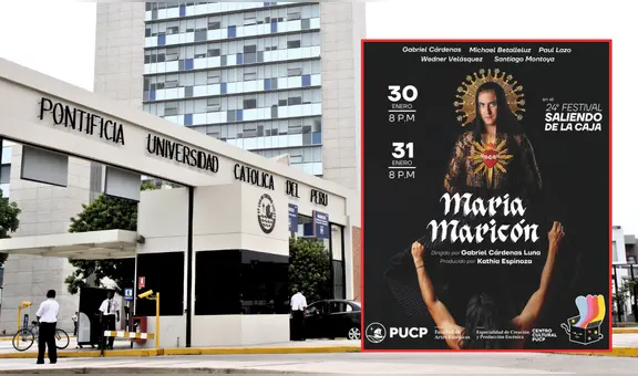 PUCP anuncia reprogramación del festival donde se presentará la obra 'María Maricón': ¿cuándo será?