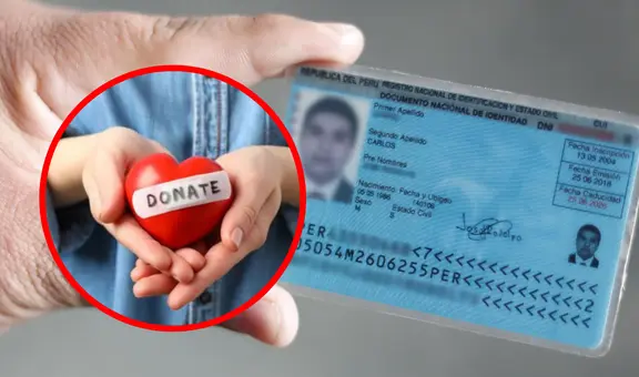 Donantes de órganos del Perú pueden acceder a este beneficio especial al renovar su DNI, vía Reniec
