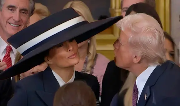 El sombrero de Melania Trump desata ola de memes tras la toma de posesión de su esposo: imágenes 'made in USA'