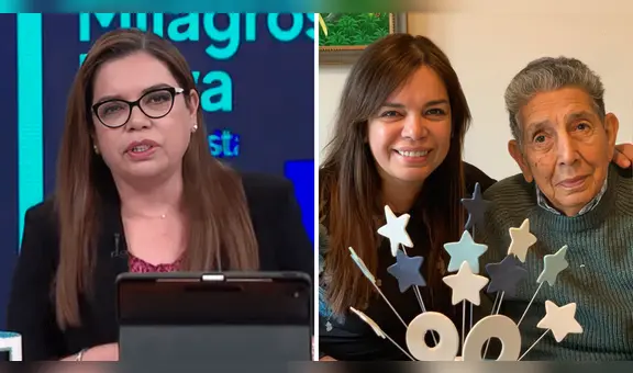 Milagros Leiva regresa a su programa y le dedica conmovedor mensaje a su padre: "El dolor en el alma es tan fuerte"