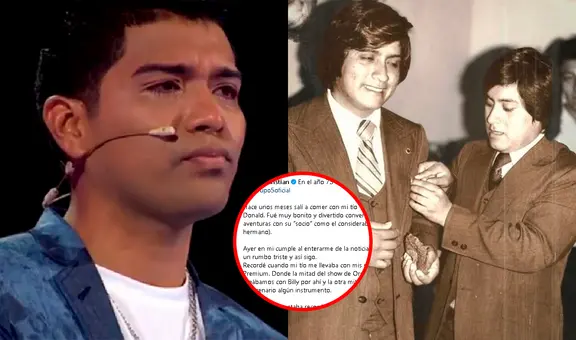 Christian Yaipén lanza conmovedor mensaje recordando a su tío Víctor Yaipén: "Tu legado nunca morirá"