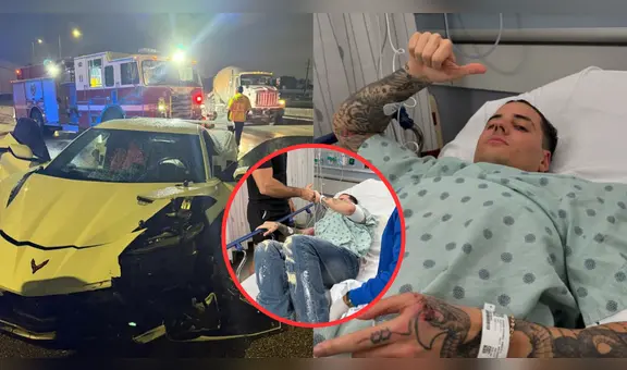 Expareja de Mayra Goñi, Nesty, sobrevive a grave accidente automovilístico en Estados Unidos: sufrió fracturas y contusiones