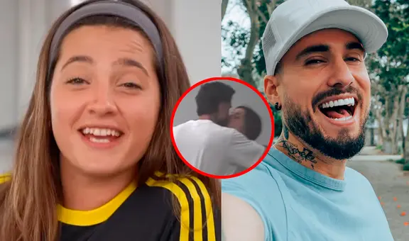 Influencer ‘Majo con sabor’ bromea tras ser vista besándose con Gino Assereto: “Me emborraché”