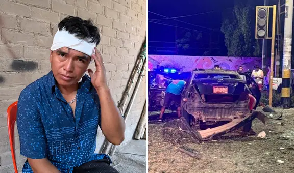 Taxista herido por atentado en Trujillo perdió su auto y pide ayuda: "Mi hijo tiene que recibir quimioterapia"