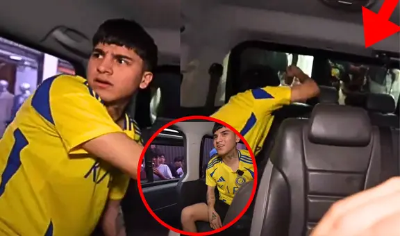 Fans de Cristorata lo persiguen y se trepan a su auto en movimiento para verlo en el Centro de Lima: "Bájate de ahí"