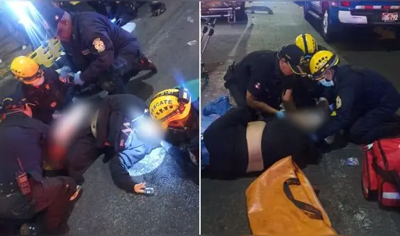 Triple choque en av. Wilson: dos heridos dejó accidente entre dos autos y una motocicleta en el Cercado de Lima