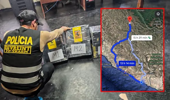 Nueva ruta narco conecta el Vraem, Arequipa y Bolivia