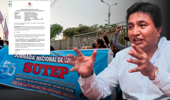 Sutep plantea al Minedu bono de hasta S/30.000 para docentes con maestrías y doctorados