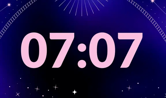 ¿Qué significa ver la hora espejo 07:07 en el reloj?