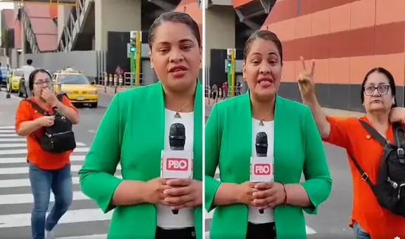 Peruana interrumpe a reportera de PBO en vivo con una broma inesperada: “Fría de frías”