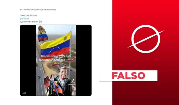 Shakira no publicó una canción de solidaridad con Venezuela: es un montaje