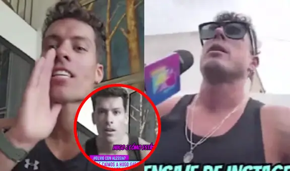 Patricio Parodi tiene sorpresiva reacción al ver a Hugo García ser abordado EN VIVO por 'Amor y fuego': "Pregúntale por el post"