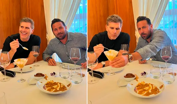 ¡Claudio Pizarro y Christian Meier juntos! Fotografía se vuelve viral y fans estallan: “Demasiada belleza”