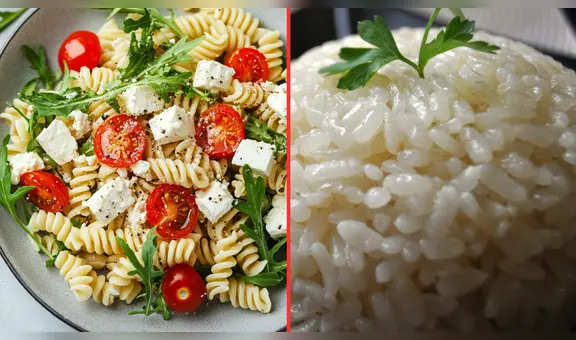 Arroz o pasta: esto es lo que deberías comer si buscas ser más saludable y mejorar el bienestar de tu organismo