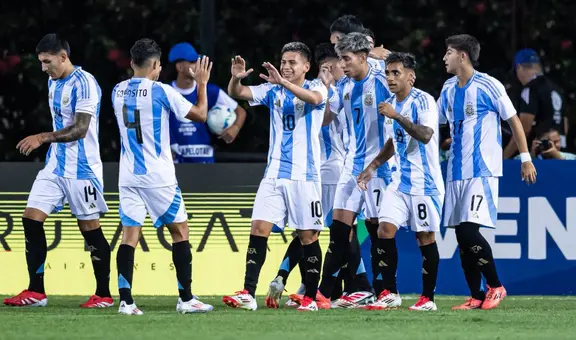 ¡Goleada Albiceleste! Argentina superó 6-0 a Brasil en su debut en el Sudamericano sub 20