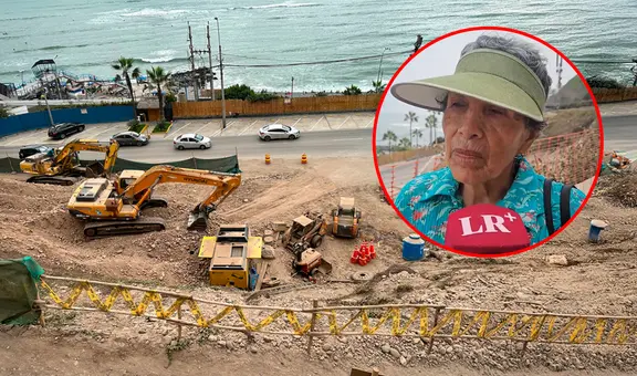 Usuarios critican obra de ampliación circuito de playa de la MML en Miraflores: "El polvo nos hace daño"