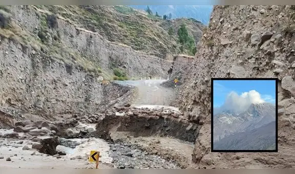 Volcán Ubinas: Alerta en Moquegua por flujo de lodo volcánico que discurre hacia poblados