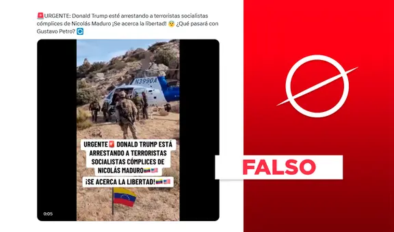 Video no muestra a soldados de los Estados Unidos arrestando a "terroristas de Nicolás Maduro"