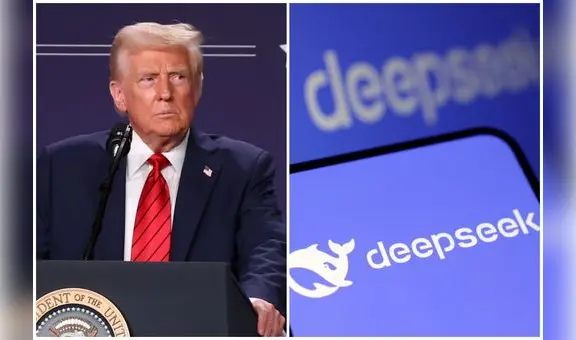 Trump advierte que éxito de la IA china DeepSeek es "un llamado de atención" para empresas de EE. UU.: "Debemos competir"