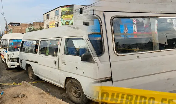 Extorsionadores disparan contra paradero de combis en El Agustino y dejan amenaza: "No andamos con bromas"