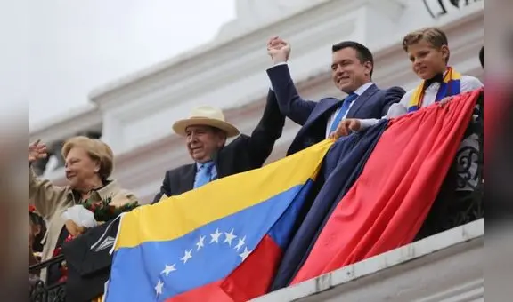 Edmundo González se reúne en Ecuador con el mandatario Daniel Noboa: venezolanos brindaron su apoyo al presidente electo